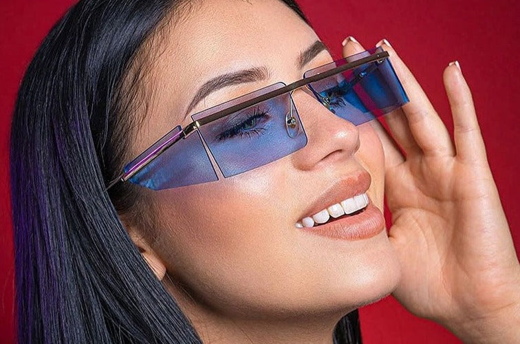 Frameless Four Lens Luxury Sunglasses