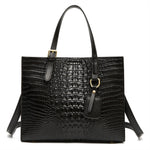 Load image into Gallery viewer, 3 Piece Alligator Look Fashion Tote Set
