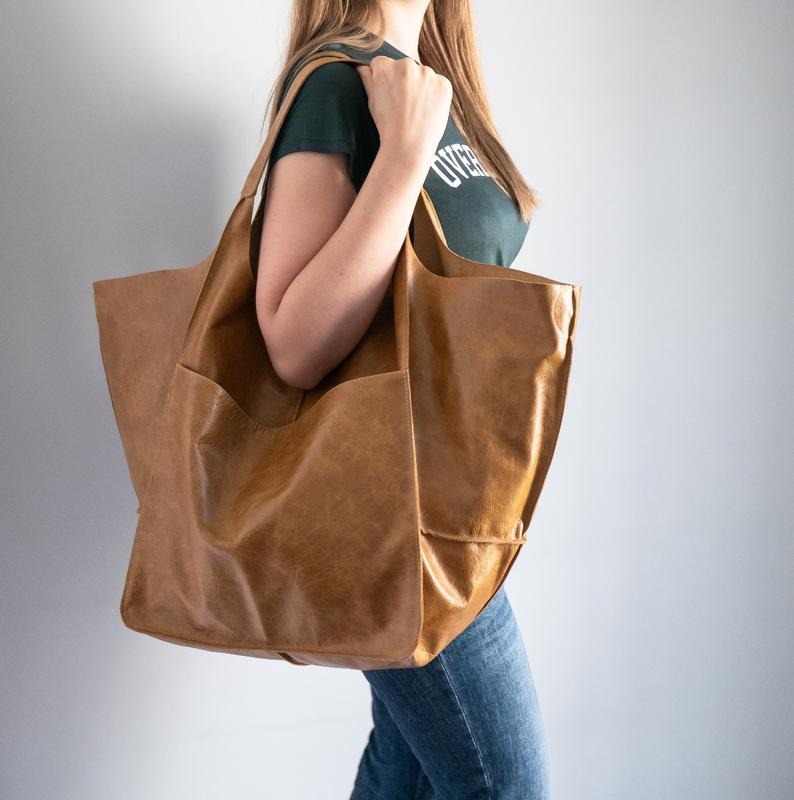 Shopper Aged Design Tote Bag