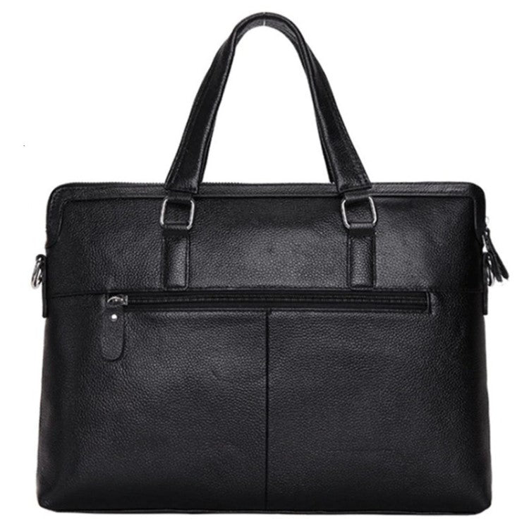 Embossed Design Leather Business Briefcase