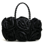 Load image into Gallery viewer, Satin Rose Bridal Clutch

