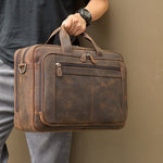 Load image into Gallery viewer, NEW Fall Vintage Leather Briefcase
