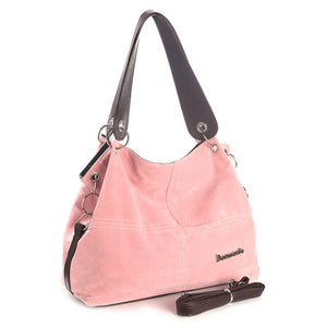 Smooth Suede Look Casual Bag