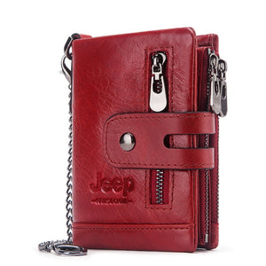KB JEEP Vintage Italian Leather Coin Wallet