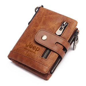 KB JEEP Vintage Italian Leather Coin Wallet