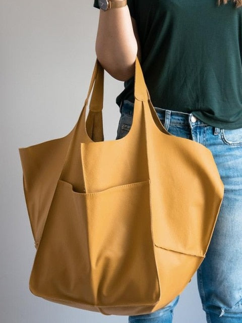 Shopper Aged Design Tote Bag