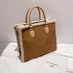 Load image into Gallery viewer, Classic Faux Shearling Tote
