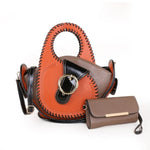 Load image into Gallery viewer, Messenger Saddle Tote &amp; Wallet
