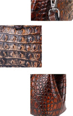 Load image into Gallery viewer, Vintage Croc Leather Tote
