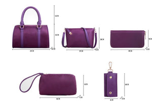 6PC Nylon Luxury Bag Set