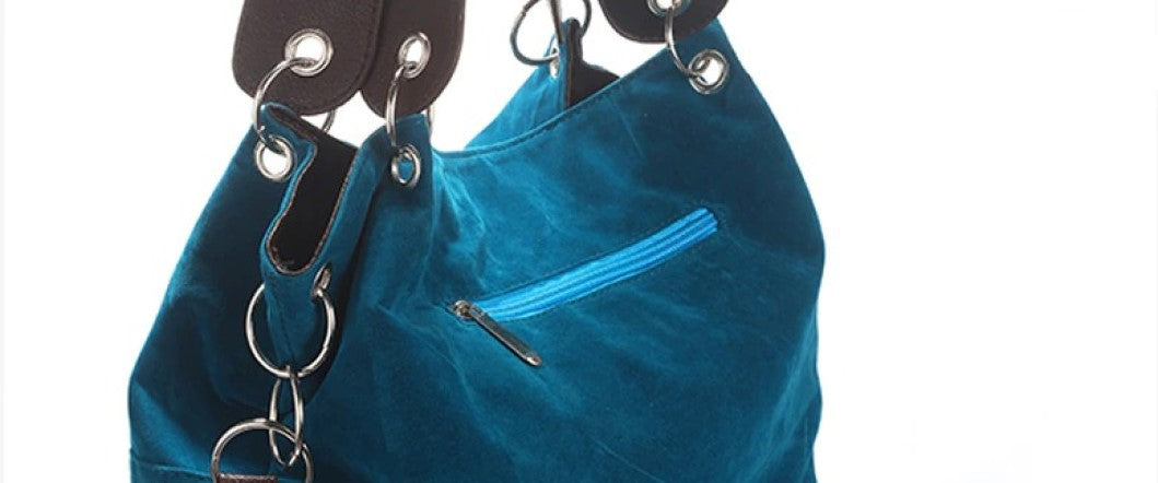 Smooth Suede Look Casual Bag