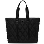 Load image into Gallery viewer, Quilted Lattice Tote Bag
