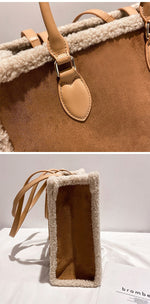 Load image into Gallery viewer, Classic Faux Shearling Tote
