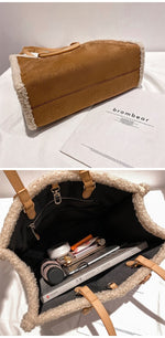 Load image into Gallery viewer, Classic Faux Shearling Tote
