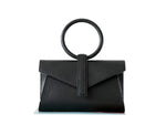 Load image into Gallery viewer, Ring Clutch Luxury Leather Handbag
